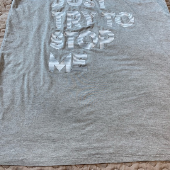 Champion tank top Sz XL “JUST TRY TO STOP ME” - Picture 4 of 11